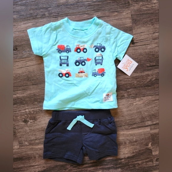 NWT Carter's 6 Month Vehicle 2 Piece Outfit - Picture 1 of 3